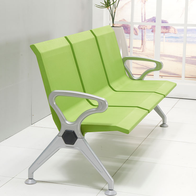 indoor comfortable green waiting room chairs