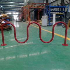 commercial outdoor freestanding metal bike racks