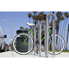 Outdoor stainless steel bike rack bicycle parking stand