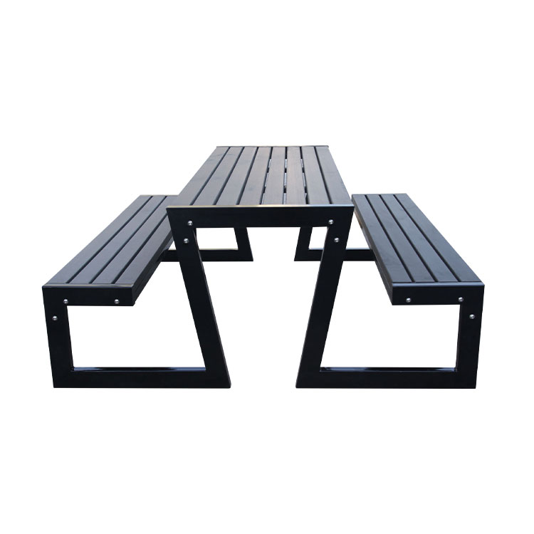 6/8 foot outdoor recycled plastic wood picnic table with bench