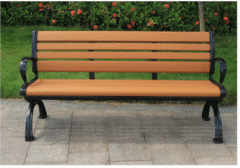 rustic country 3 seater bench seat