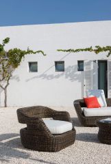 modern outdoor rattan garden sofa set