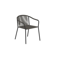 rope weaving outdoor dining chair