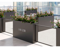 decorative outdoor planters commercial street planter