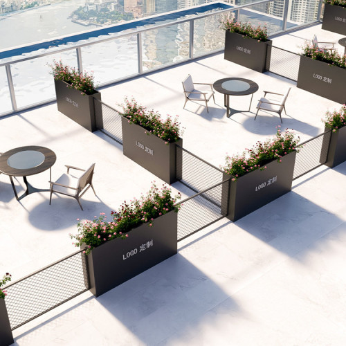 decorative outdoor planters commercial street planter