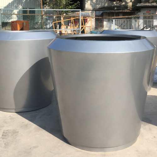 Stainless steel outdoor flower boxes
