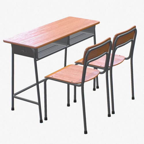 2 seat school desk and chair