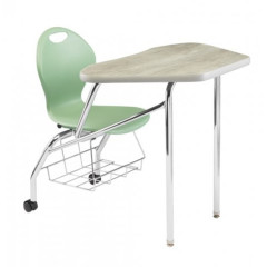 school chair with desk