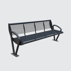 weatherproof garden stainless steel bench