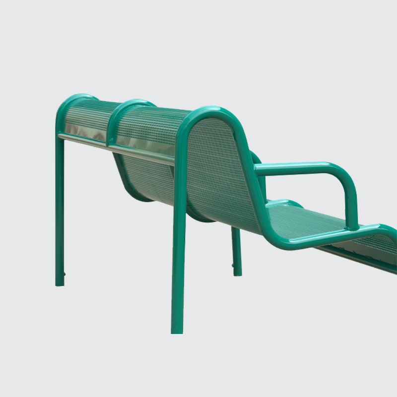 Commercial Grade Metal Back Thermoplastic Bench Polyethylene Spray Seat