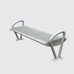 stainless steel park lawn bench