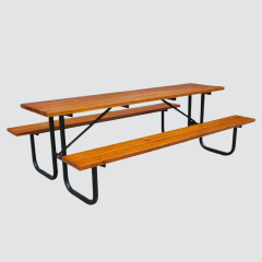 outdoor furniture solid wood or hardwood picnic table with bench