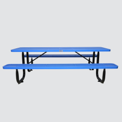 4', 6' and 8' Length Thermoplastic Rectangular Picnic Tables