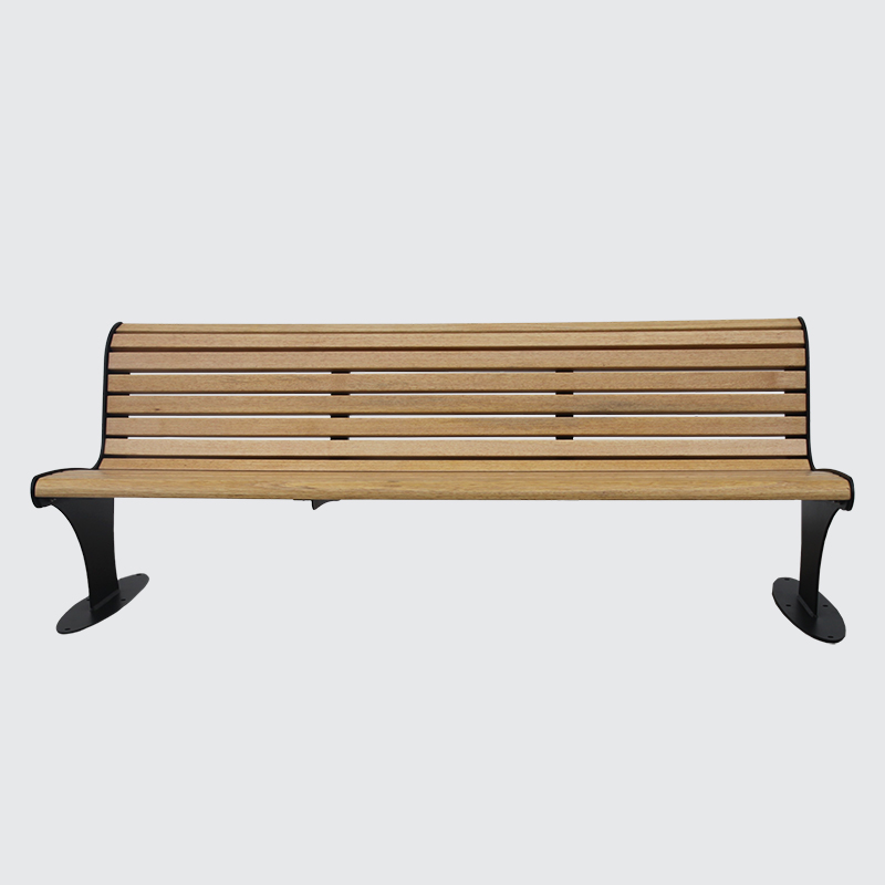 outdoor garden wooden seating bench