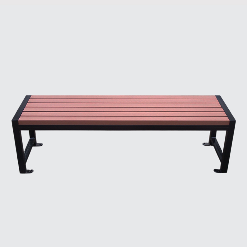 decorative outdoor long bench without back