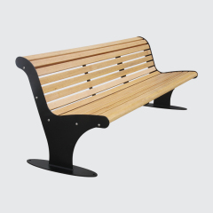 outdoor garden wooden seating bench