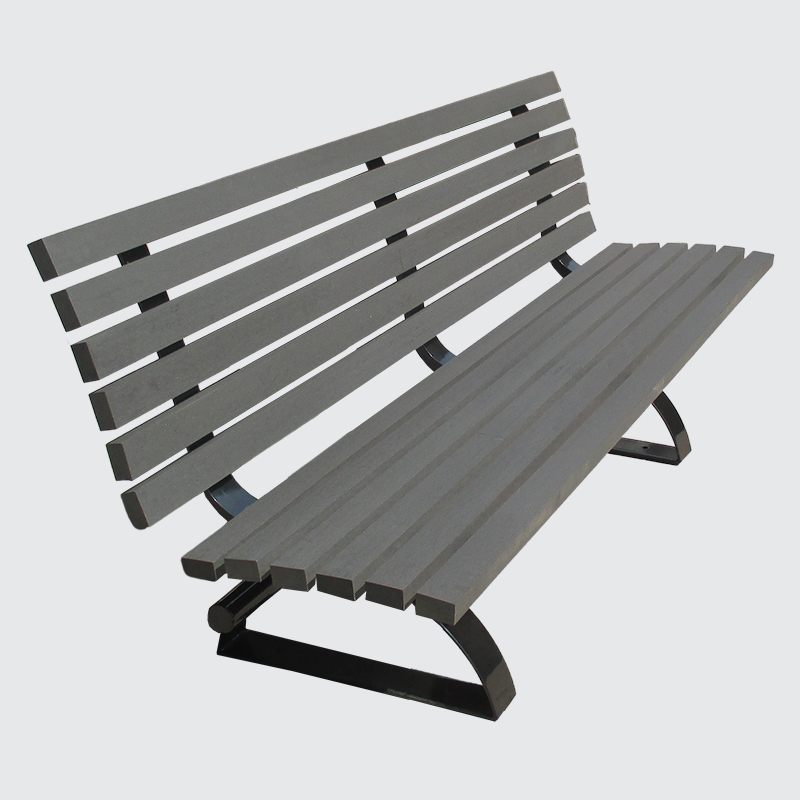 Wood plastic composite street bench