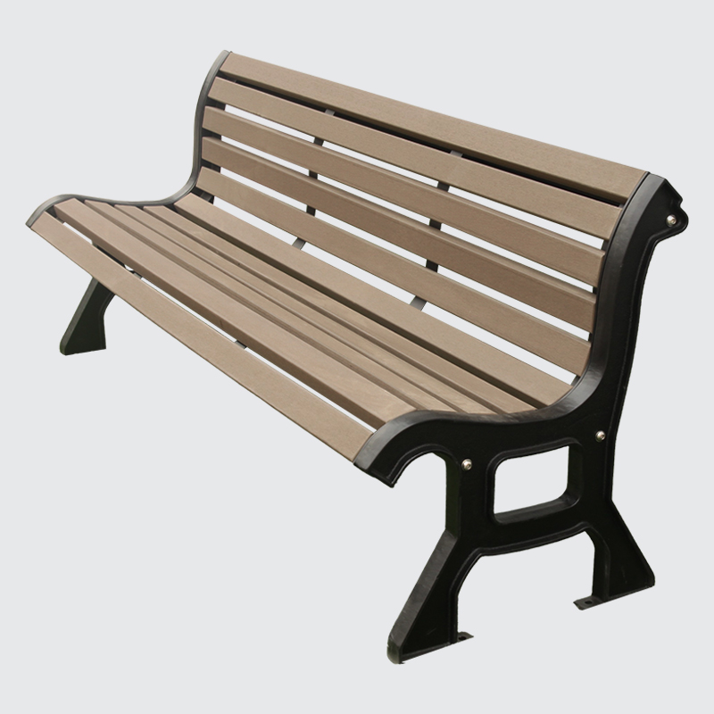 antique outdoor recycled plastic wood bench