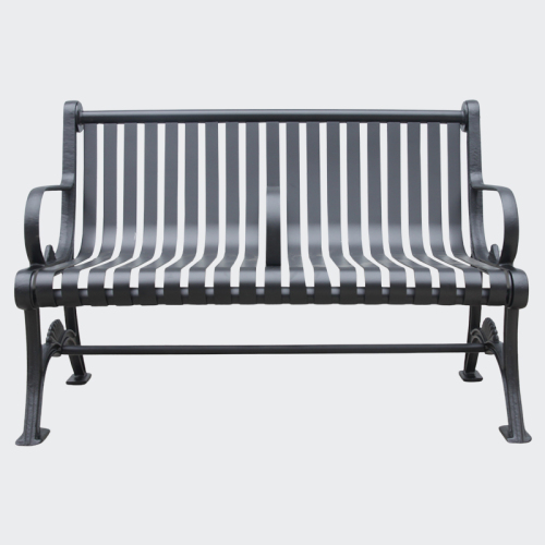 metal long park garden bench
