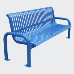 steel iron garden leisure bench