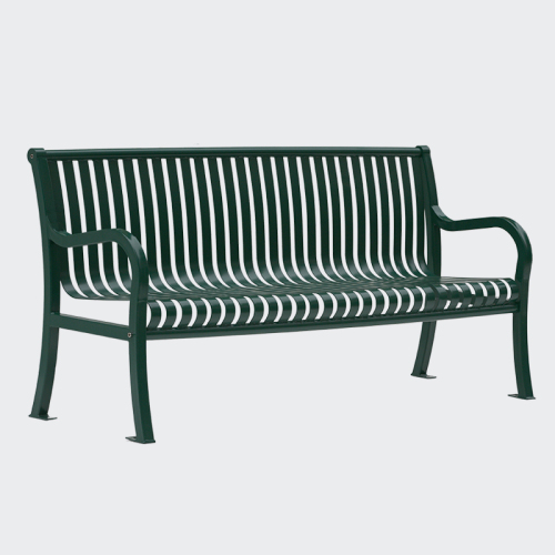 outdoor usage metal garden bench