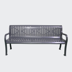 steel garden patio park bench