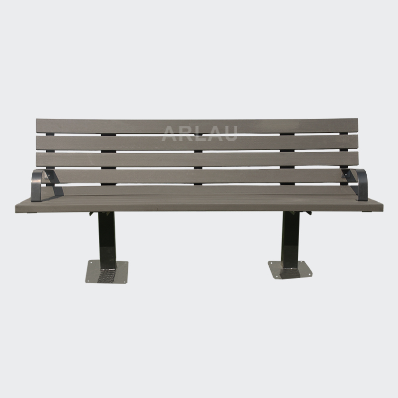 outdoor street public timber bench seat