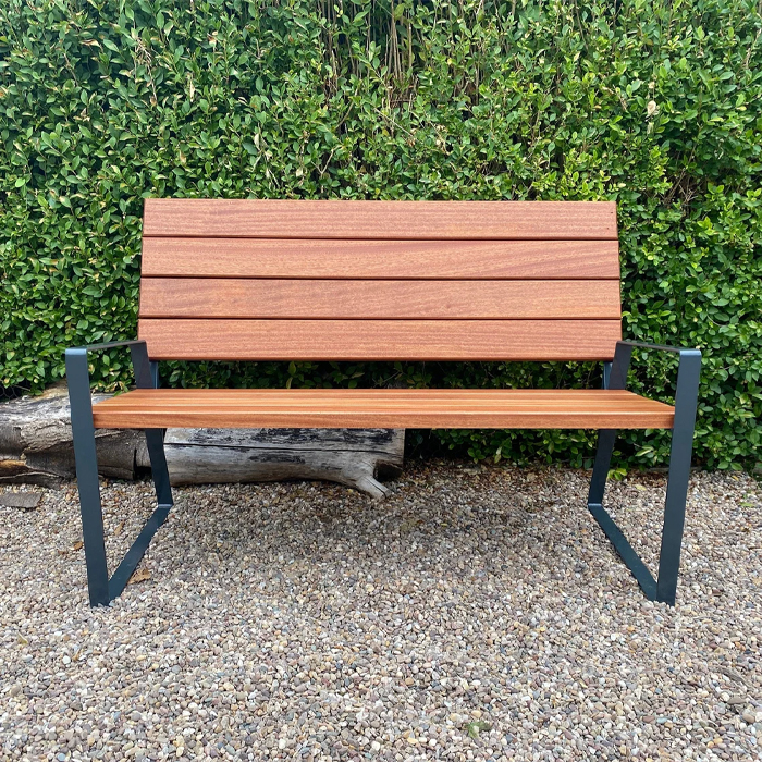 out door wood long bench seat
