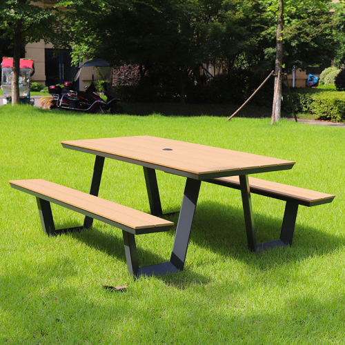 6 seater recycled plastic wood picnic table