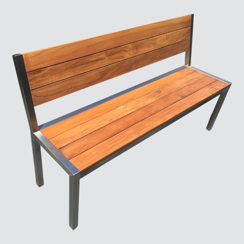 outdoor recycled plastic wood bench