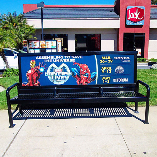 Street Furniture Advertising Bench Seat