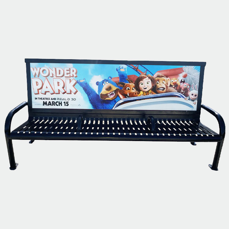 Street Furniture Advertising Bench Seat