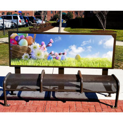 Bus Stop Commercial Street Advertising Benches