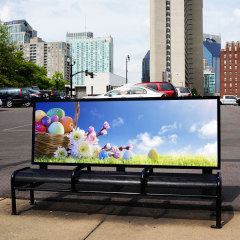 Bus Stop Commercial Street Advertising Benches