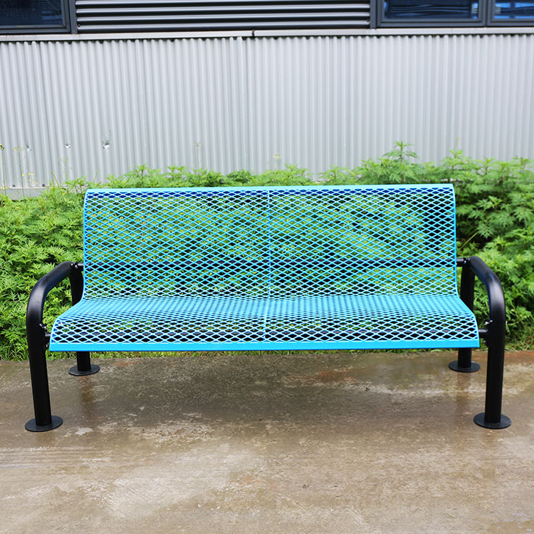 Outdoor garden furniture metal Bench