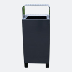 School Outdoor Modern Metal Trash Bin Manufacturer