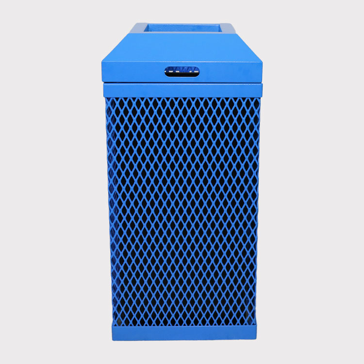 Thermoplastic coated trash can