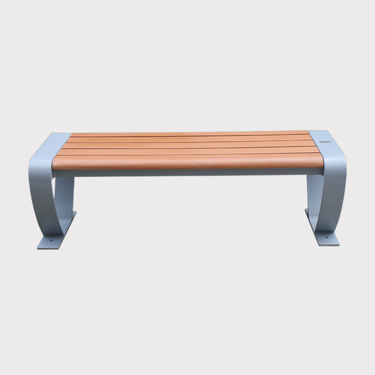 outdoor garden wooden long bench