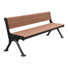 Outdoor seater hardwood garden bench