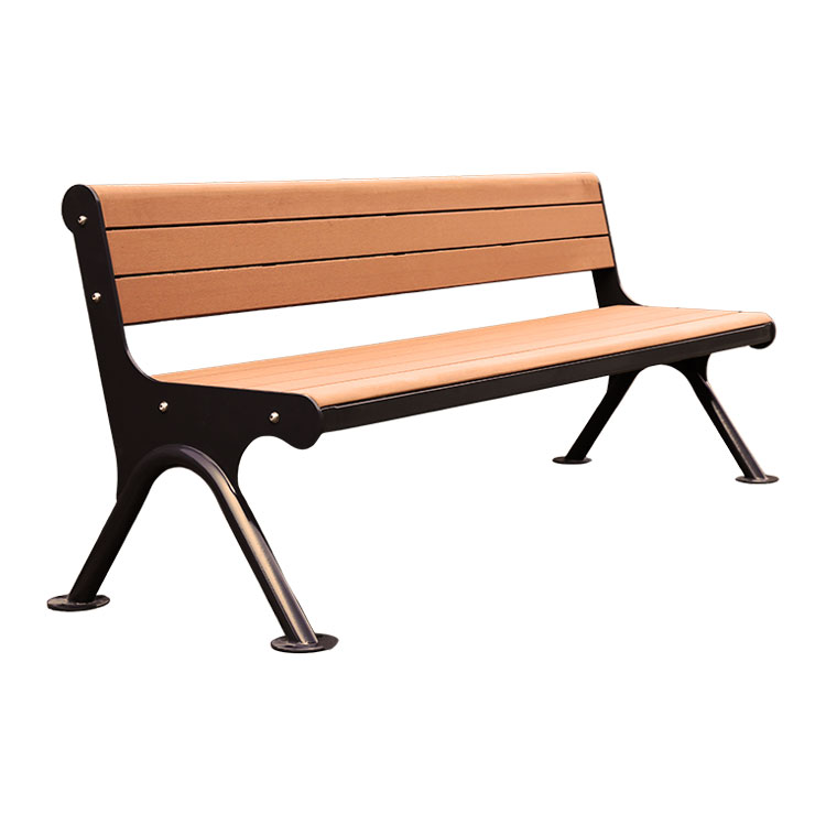 Outdoor seater hardwood garden bench