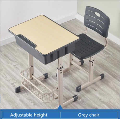 secondary school adjustable desk and chair