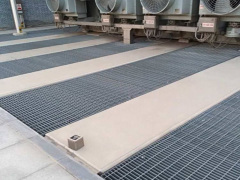 Platform steel grating