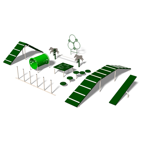 Dog agility course equipment