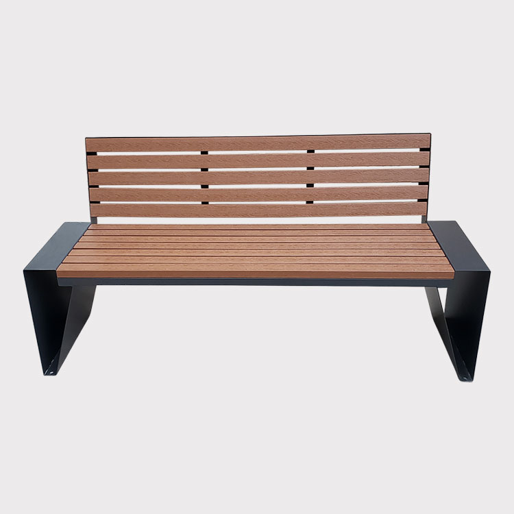 Outdoor Backrest WPC Bench