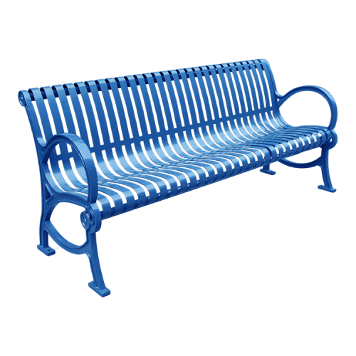 Outdoor patio furniture steel bench seating
