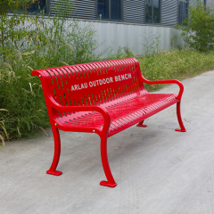 3 seater metal outdoor garden bench