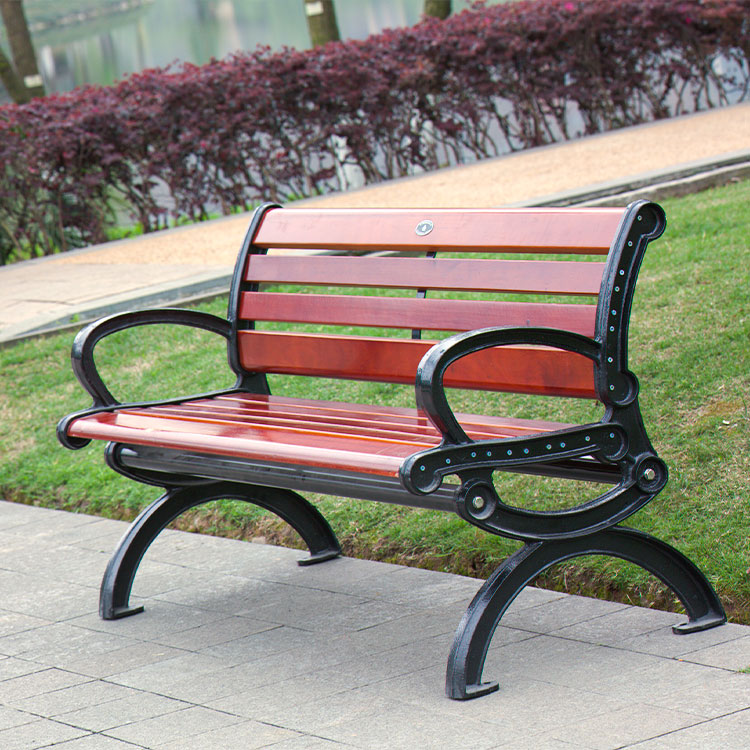 Outdoor furniture rustic country wooden bench