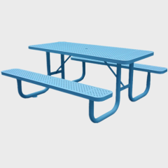 Outdoor furniture picnic table with bench