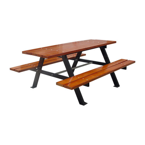 6ft 8ft wooden outdoor picnic table