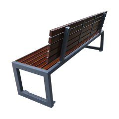 All weather outdoor composite wood bench